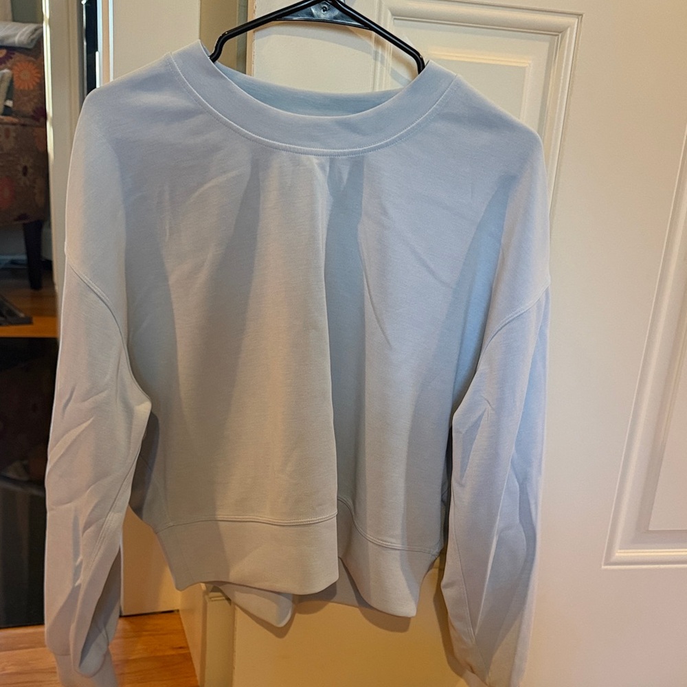 Lululemon soft stream perfectly oversized cropped sweatshirt size 8